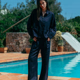 Chemise zippée en lin Emile