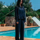 Chemise zippée en lin Emile