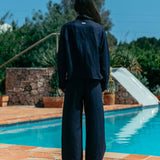 Chemise zippée en lin Emile