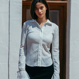 Chemise transparente ajustée Valentina