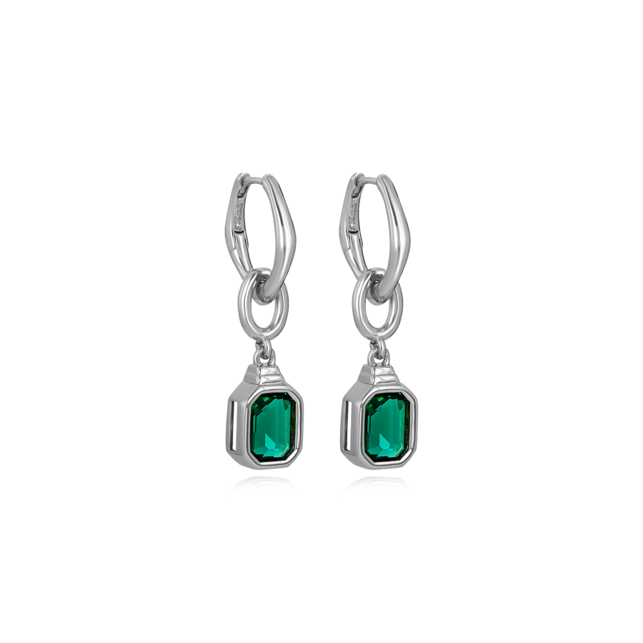 Boucle d'oreille Avery, argent