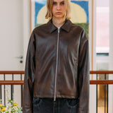 Zayn Lederjacke, Braun