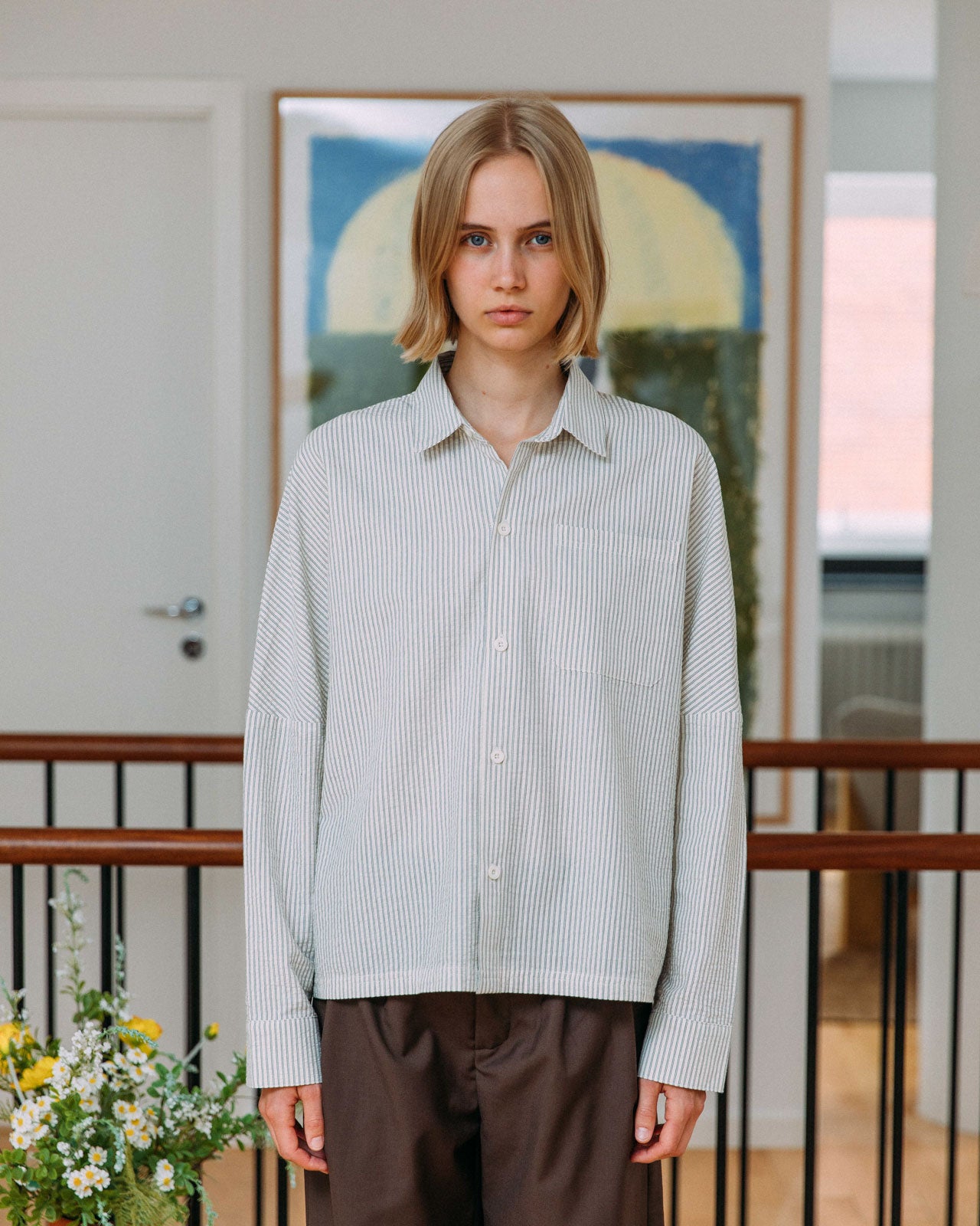 Chemise Benoit en seersucker