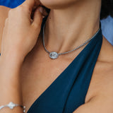 Collier Bronco, argent