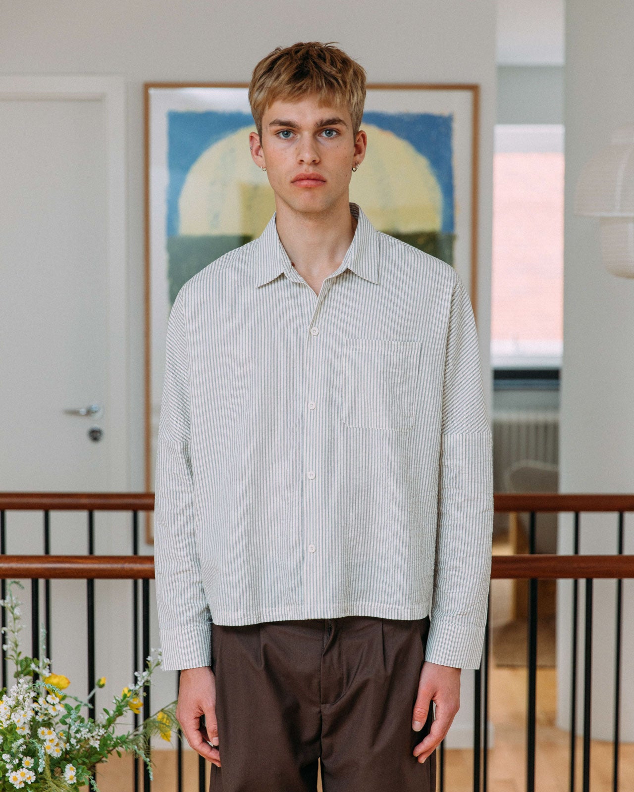 Chemise Benoit en seersucker