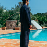 Chemise zippée en lin Emile