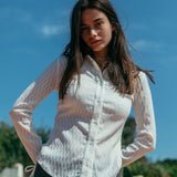 Chemise transparente ajustée Valentina
