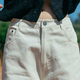 Vitor Wide Jeans, Cream