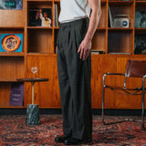 Gerard Pinstripe Trousers, Brown