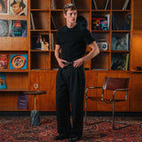 Bernard Ribbed T-Shirt, Black