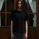 Daniel Boxy T-Shirt, Schwarz