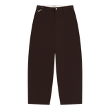 Lowen Wool Blend Trouser, Dark Brown