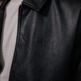 Zayn Lederjacke, Schwarz 