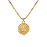 St. Christopher Halskette, Gold