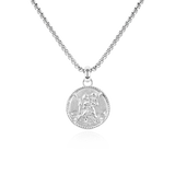 Collier Saint Christophe, argent