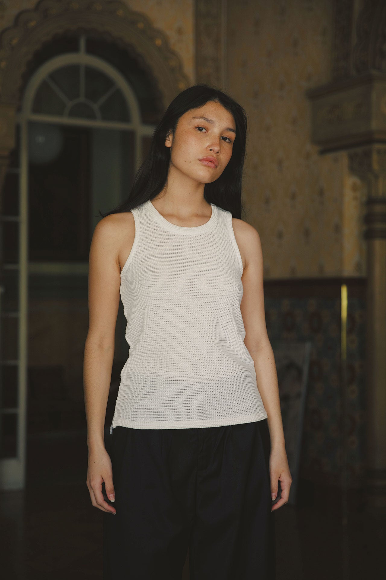ANDREDAMO 売れ筋商品|||アンドレダモ Tシャツ トップス レディース Tank tops White Andersen White Tank Top | 33mm - Inspired by Nostalgia